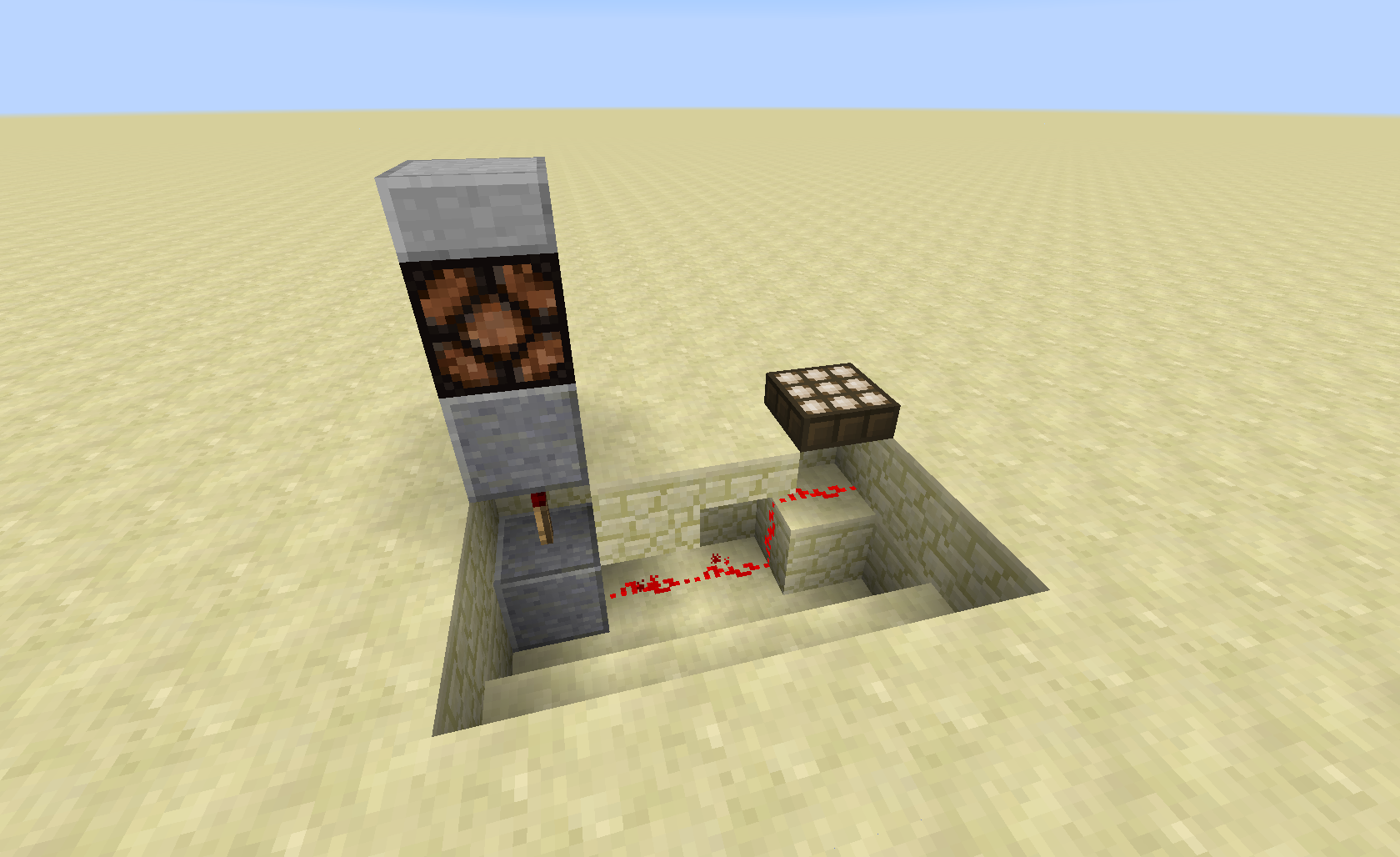 Redstone lamp daytime