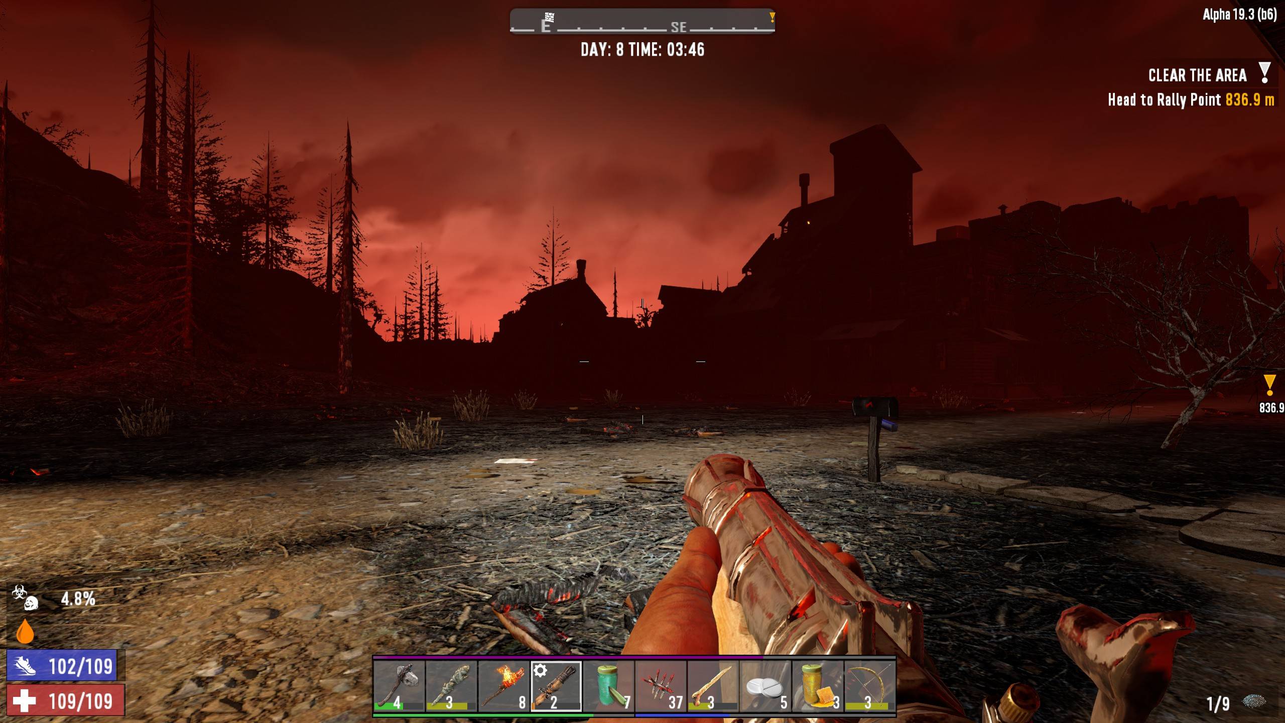 Sunrise in Navezgane, "7 Days to Die"