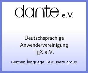 DANTE e.V. - German language TeX users group