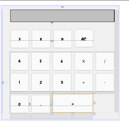 esta es mi interfaz de una calculadora