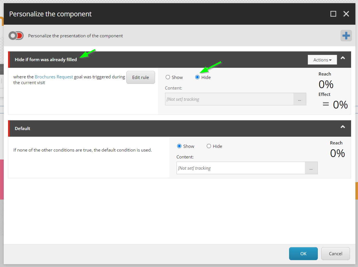 form personalization in Sitecore