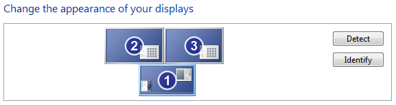 Monitor Setup in Windows