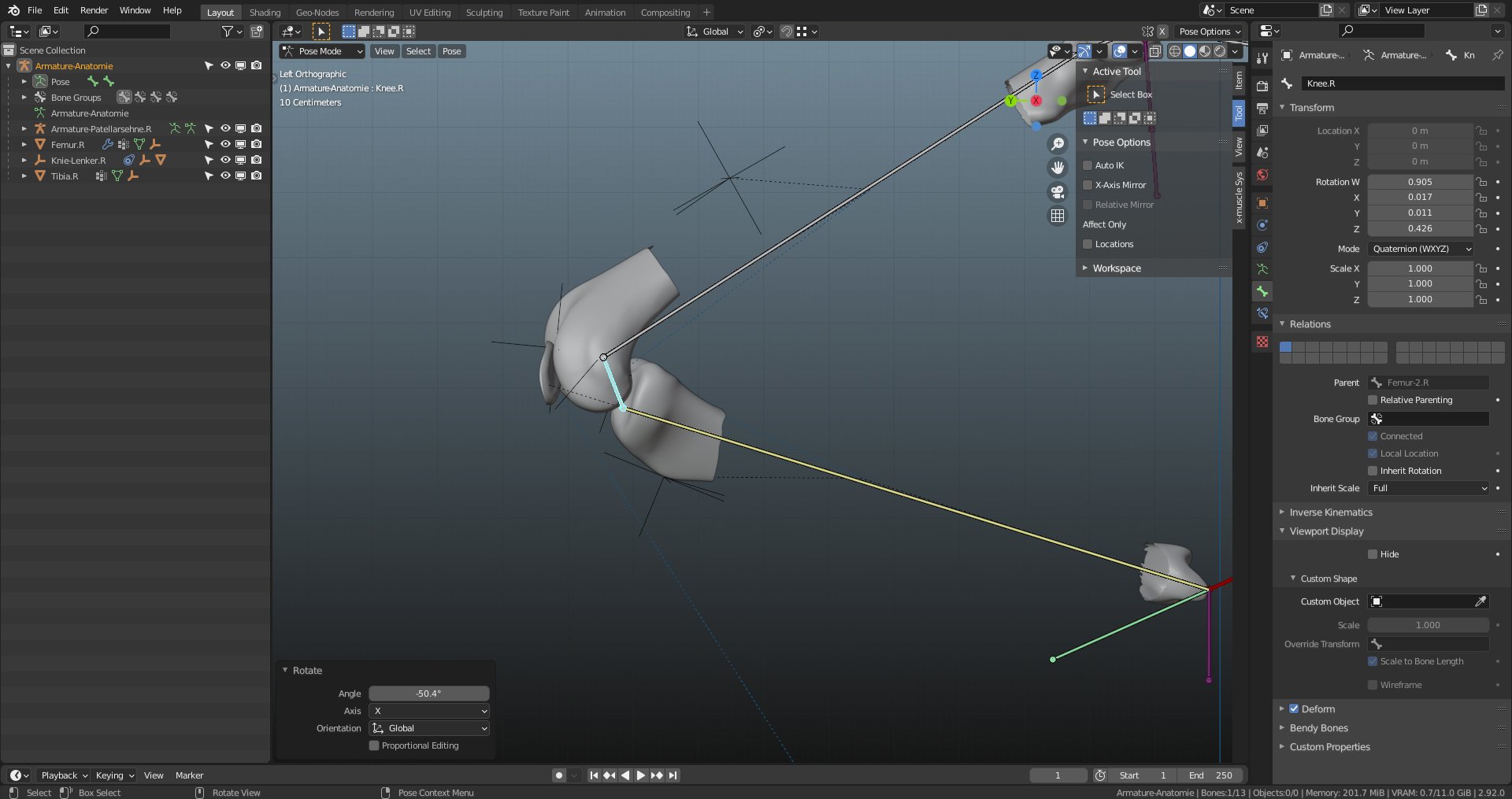 ShinNotClippingWhithMoreRotationOnKneeBoneOnX-Axis