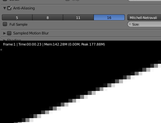 Anit-aliasing VSE