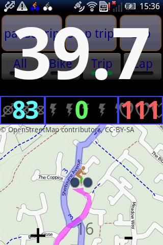 Map option with cyceling specific OSM map tiles that can be precached for offline use.