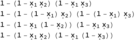 formal argument lists