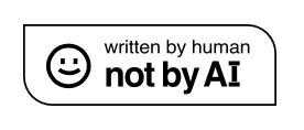 "written by human, not by AI" badge