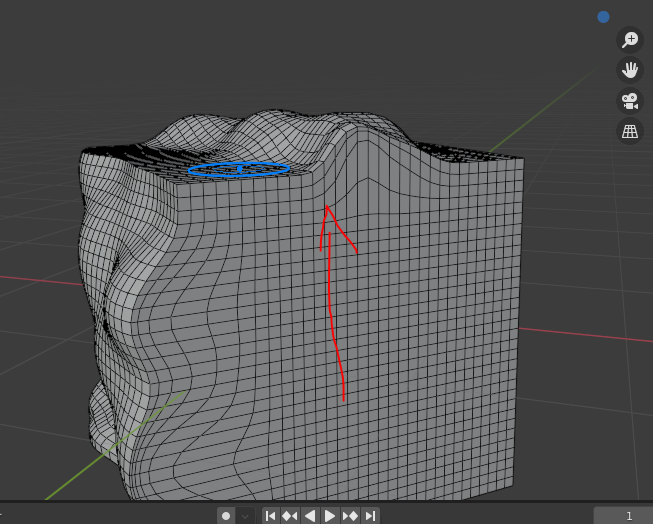 rotated object sculpt locked to Z axis