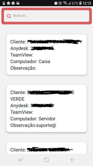 Aqui esta um print da flatlist renderizada em um celular limpo nunca usado depuração ou usado para desenvolvimento