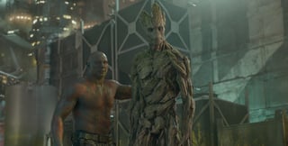 Drax with Groot