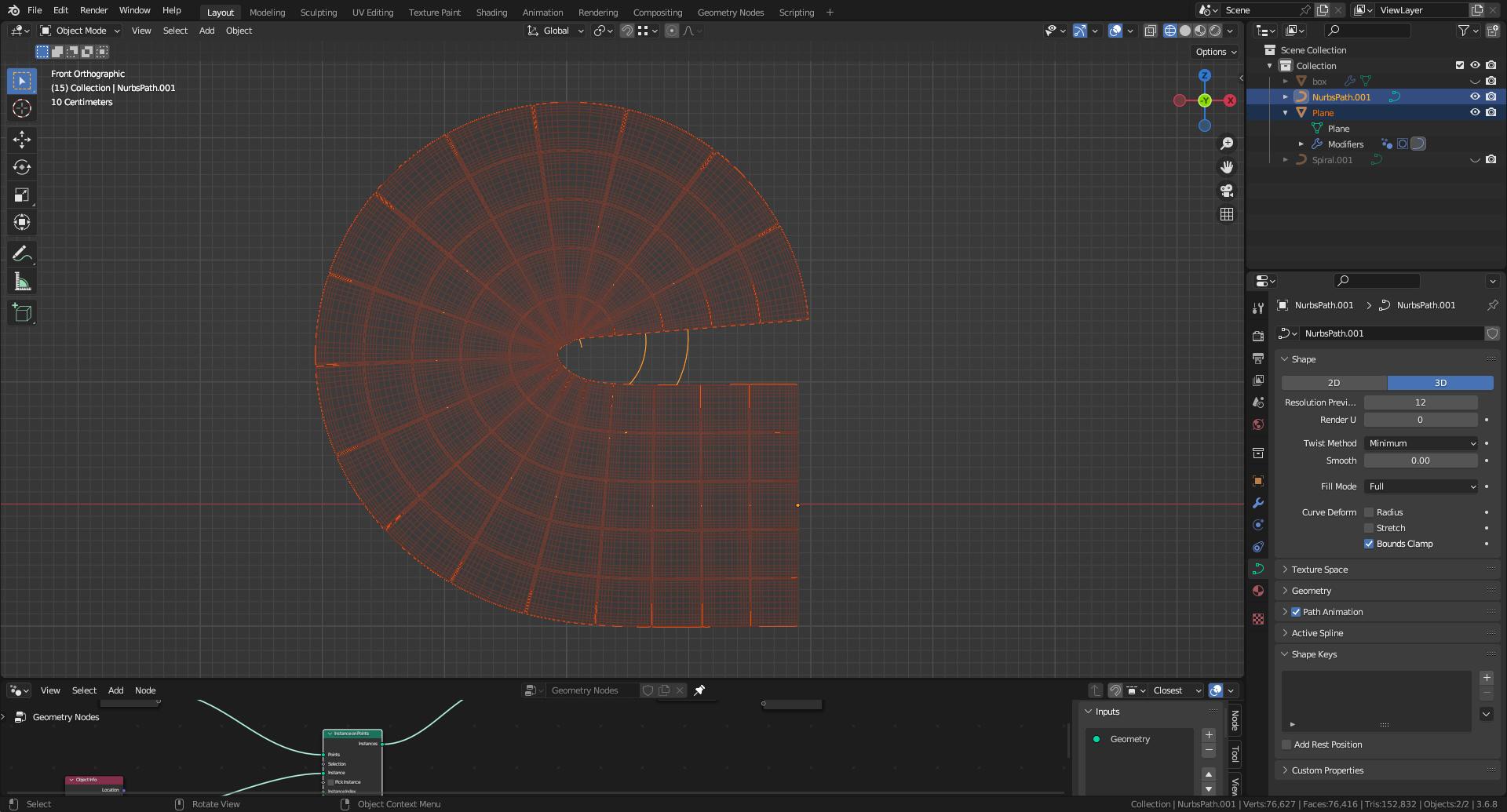 Without radius scaling