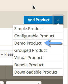 Demo Product option