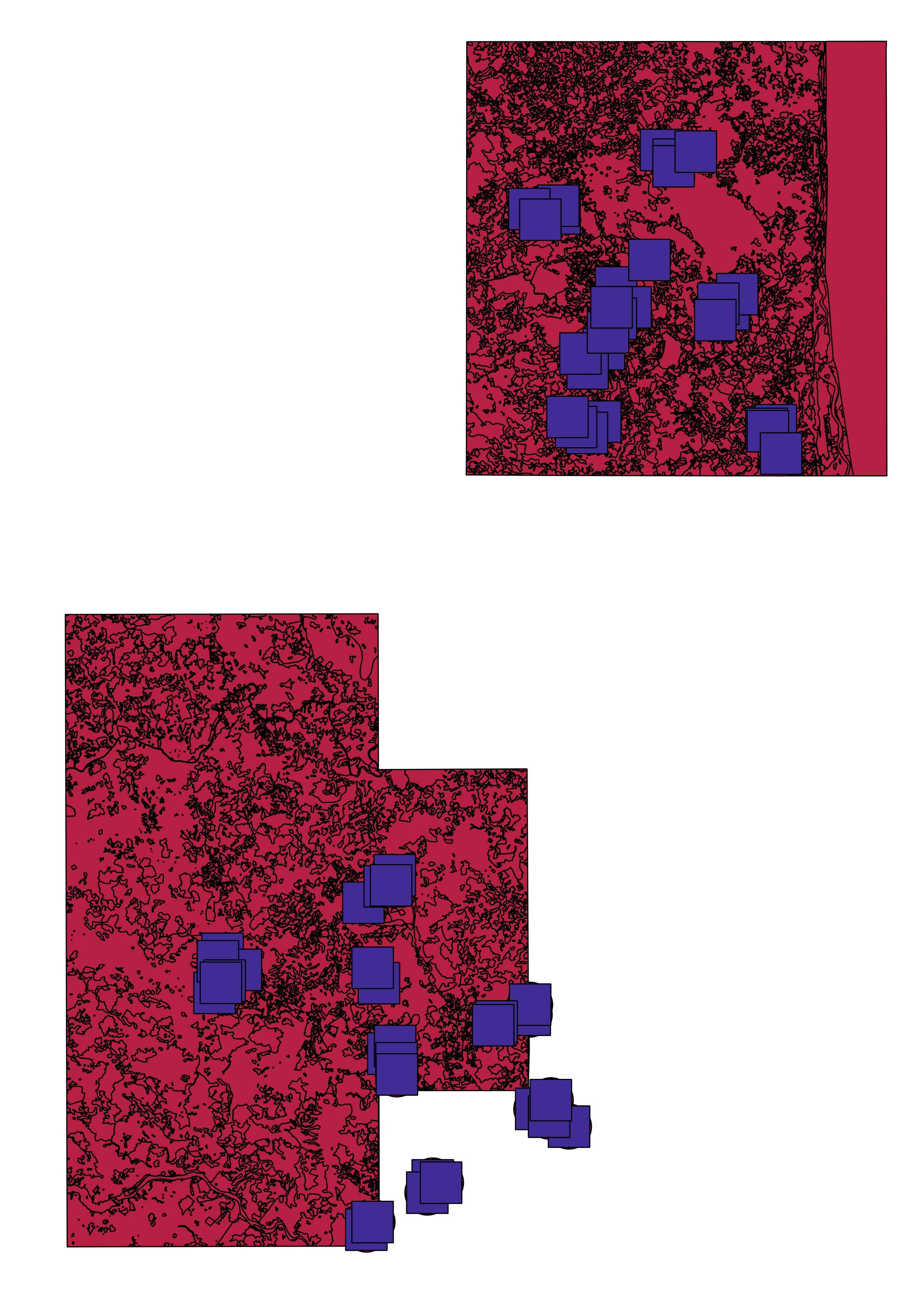 Figure 1: Vector Land use and grid