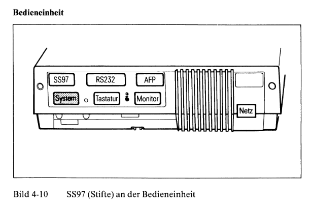 Diagram of the back. Top row of connectors is absent and has only covers