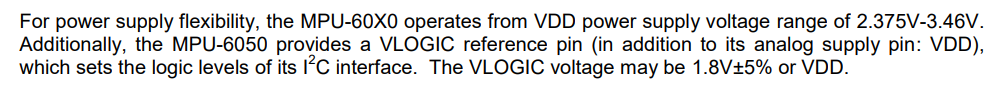 Explanation of VLOGIC input