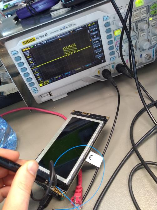 Osci display with 30 MHz setup