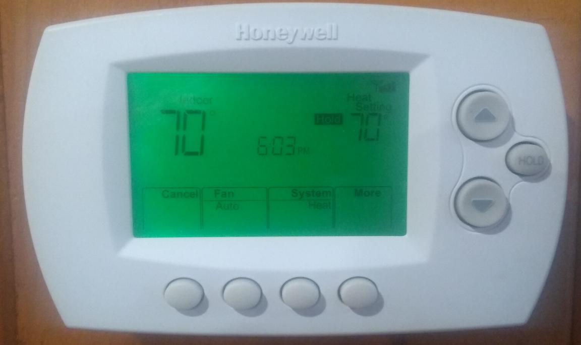 Running WiFi Thermostat