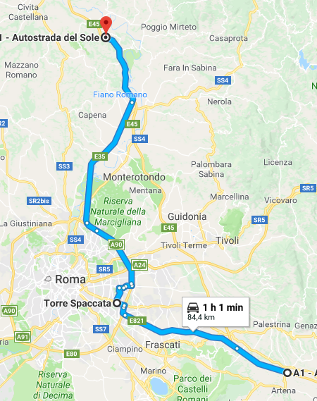 Detour in Rome