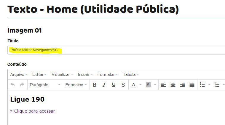 Foto 2, editor de texto