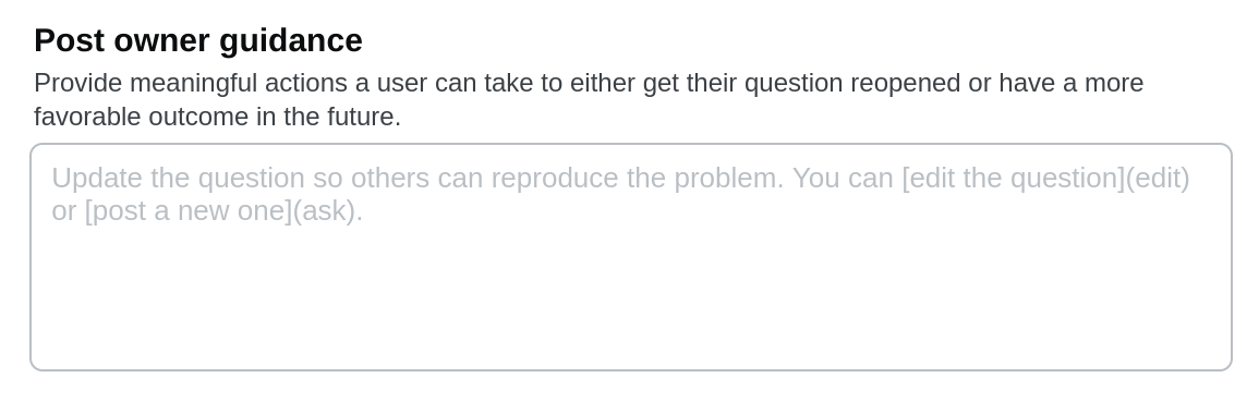 Update the question so others can reproduce the problem. You can edit the question or post a new one.