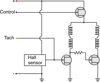 BLDC 4 pin connection