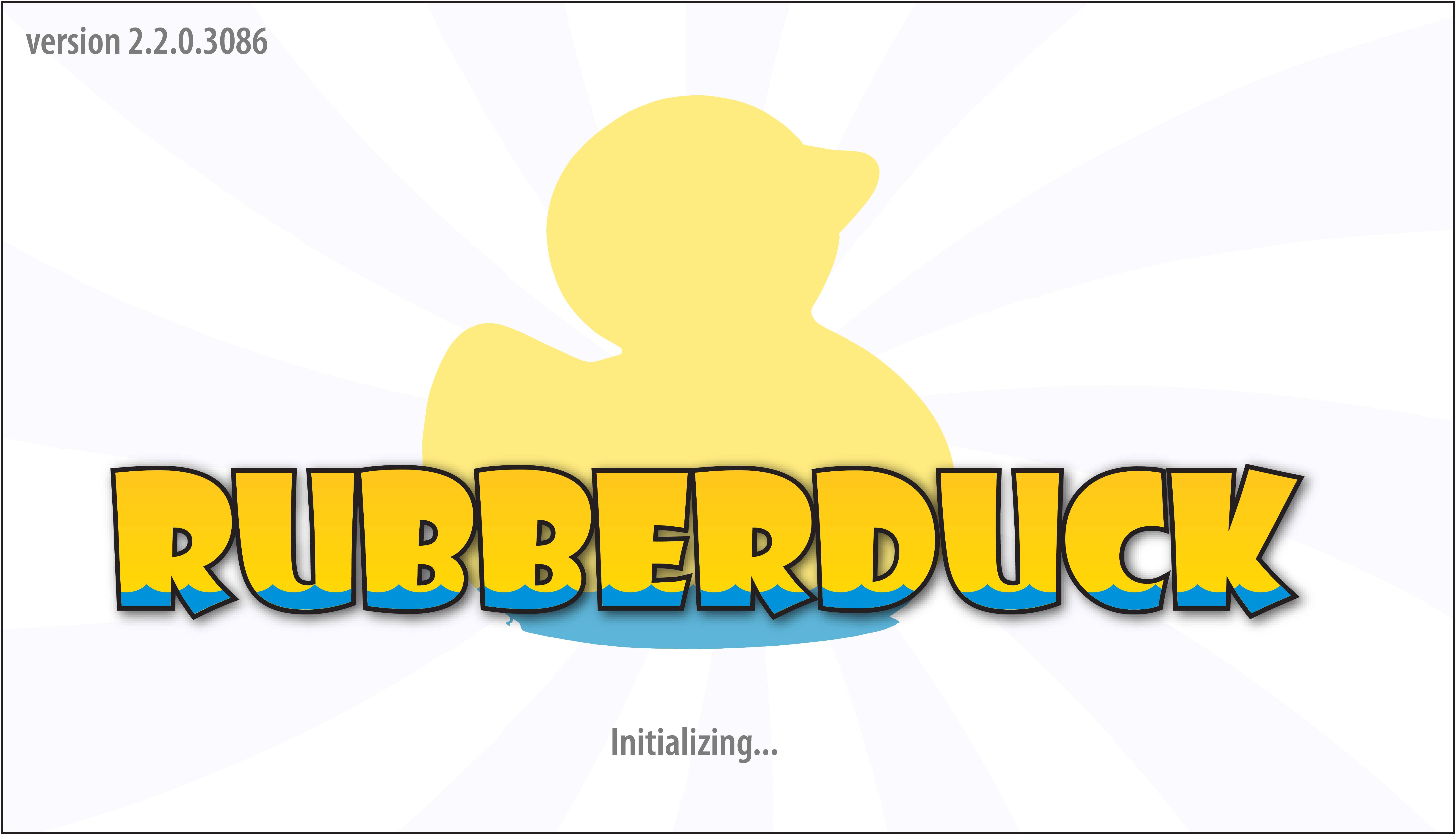 Rubberduck Splash Screen