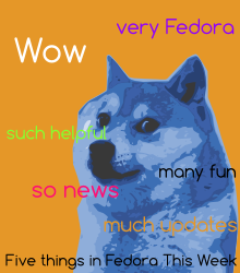 Five Things in Fedora This Week. Wow.