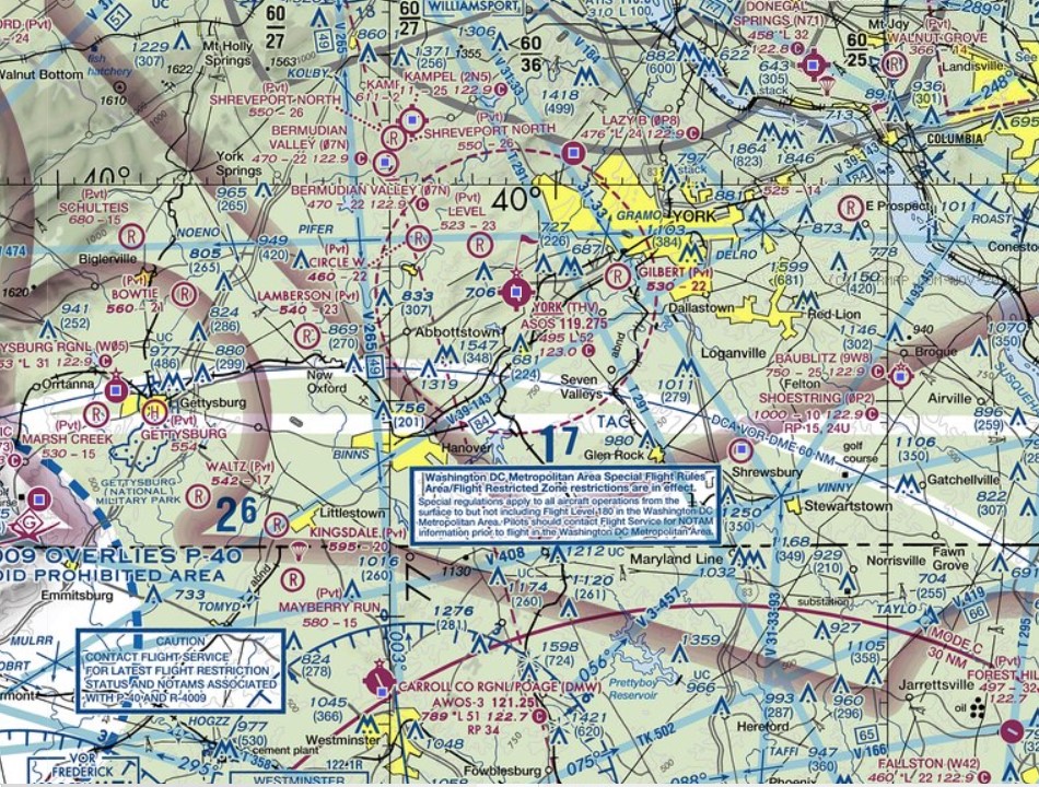 LAANC grid for KTHV