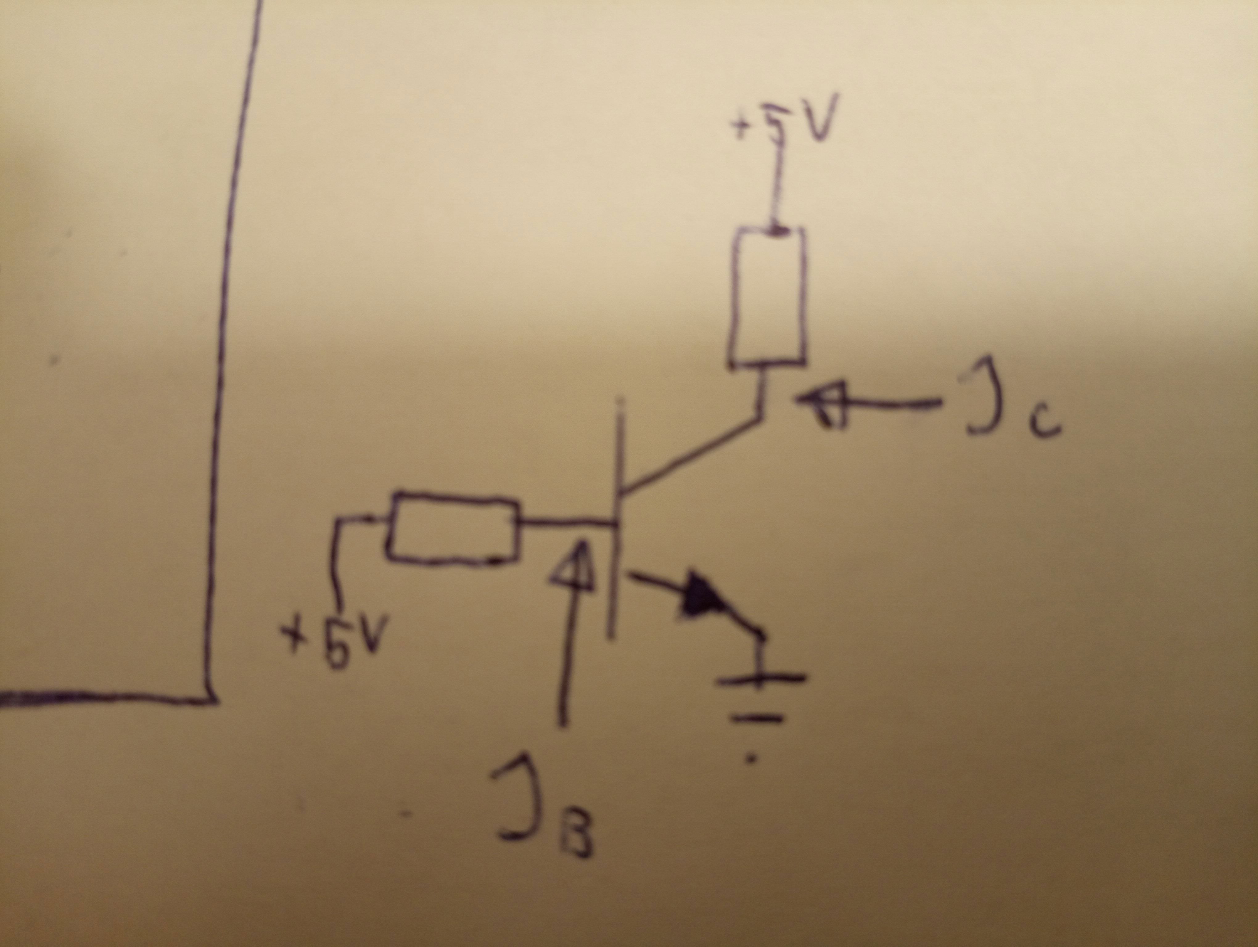 Two resistors at B and C. Ampermeters are marked with arrows.