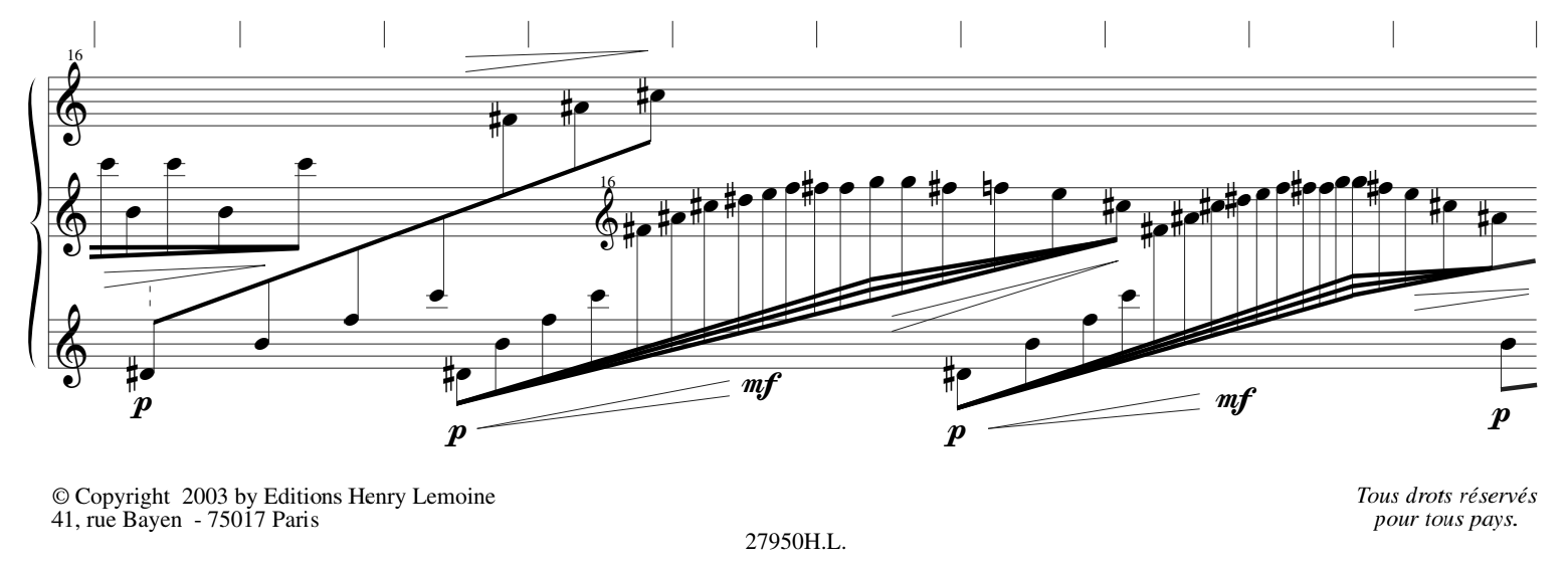 Tristan Murail - Les Travaux et les Jours (excerpt)