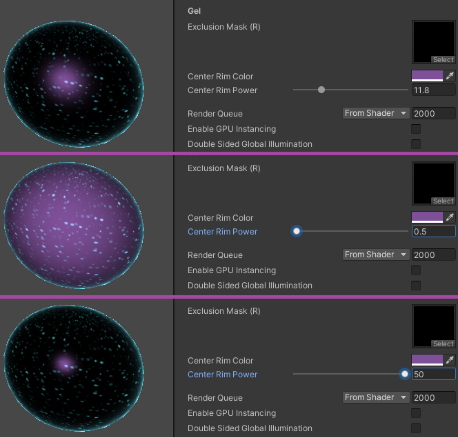 Demonstration of the Center Rim Lighting