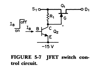 Figure 5-7 JFET switch control circuit