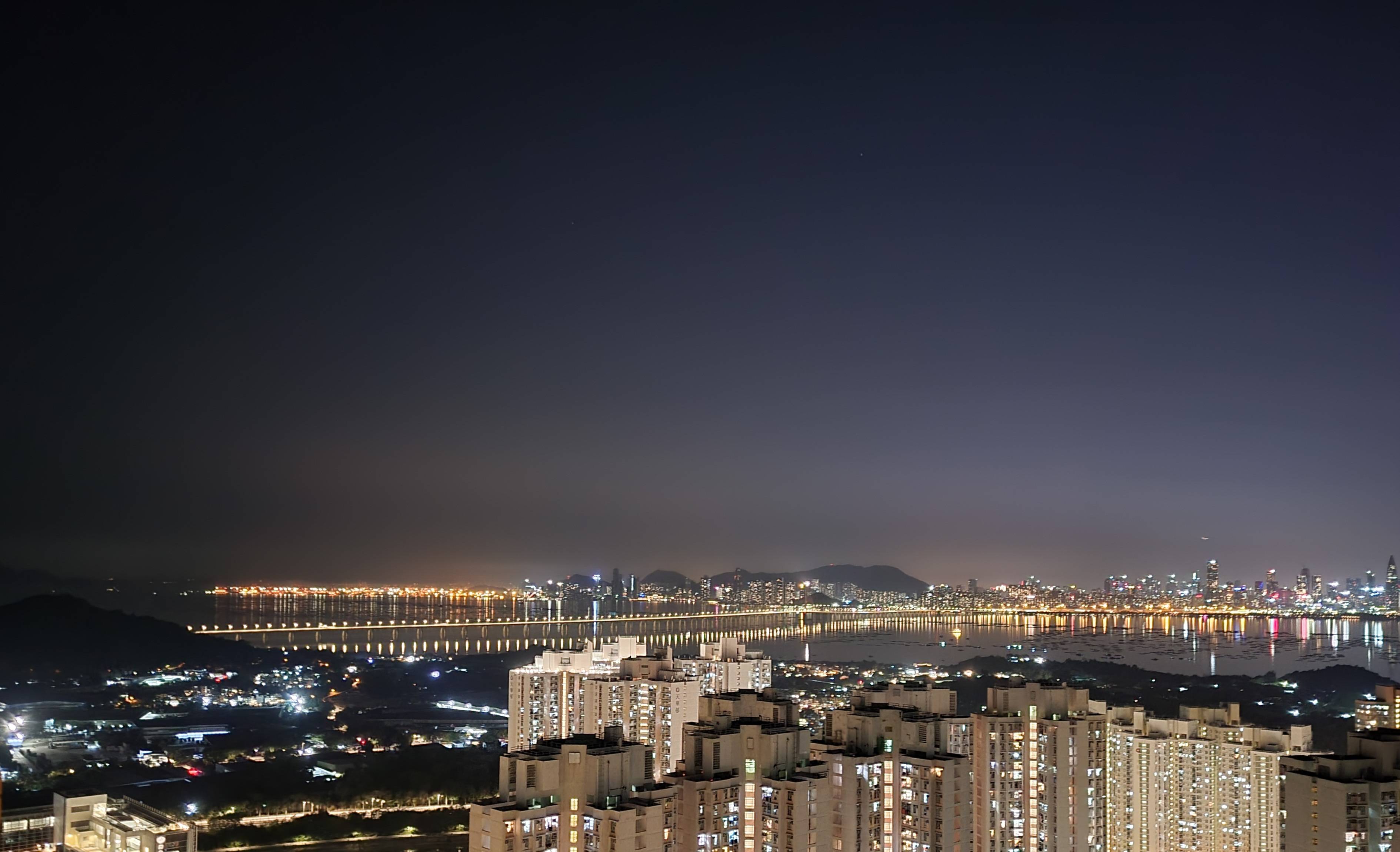 Shenzhen Bay seen from Hong Kong