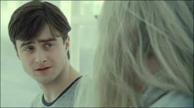 *Harry Potter and the Deathly Hallows - Part 2* Harry without glasses.