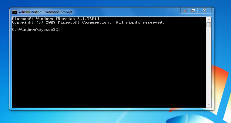 Administrator Command Prompt