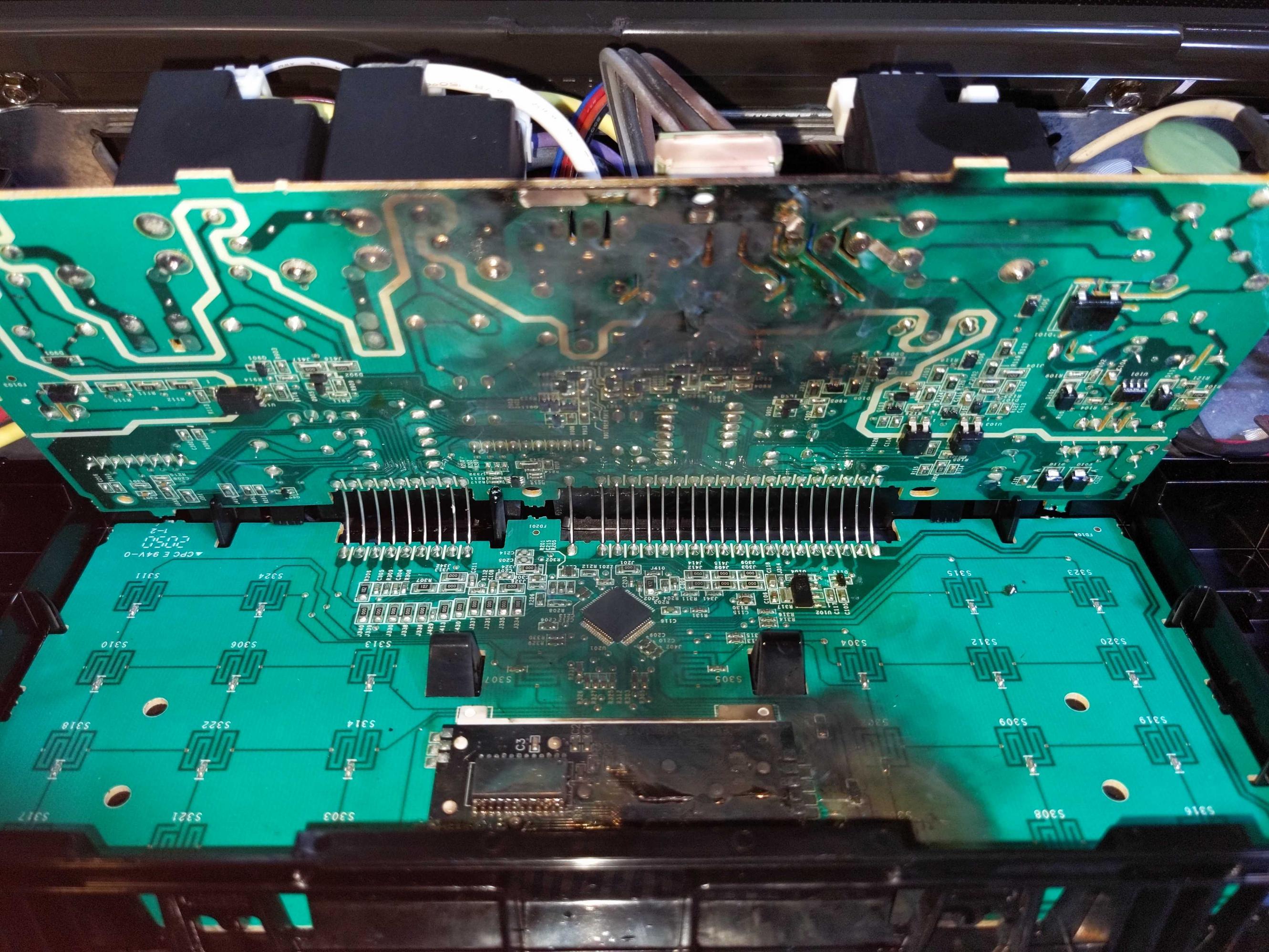 Burned Circuit Board