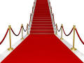 Red carpet with rope