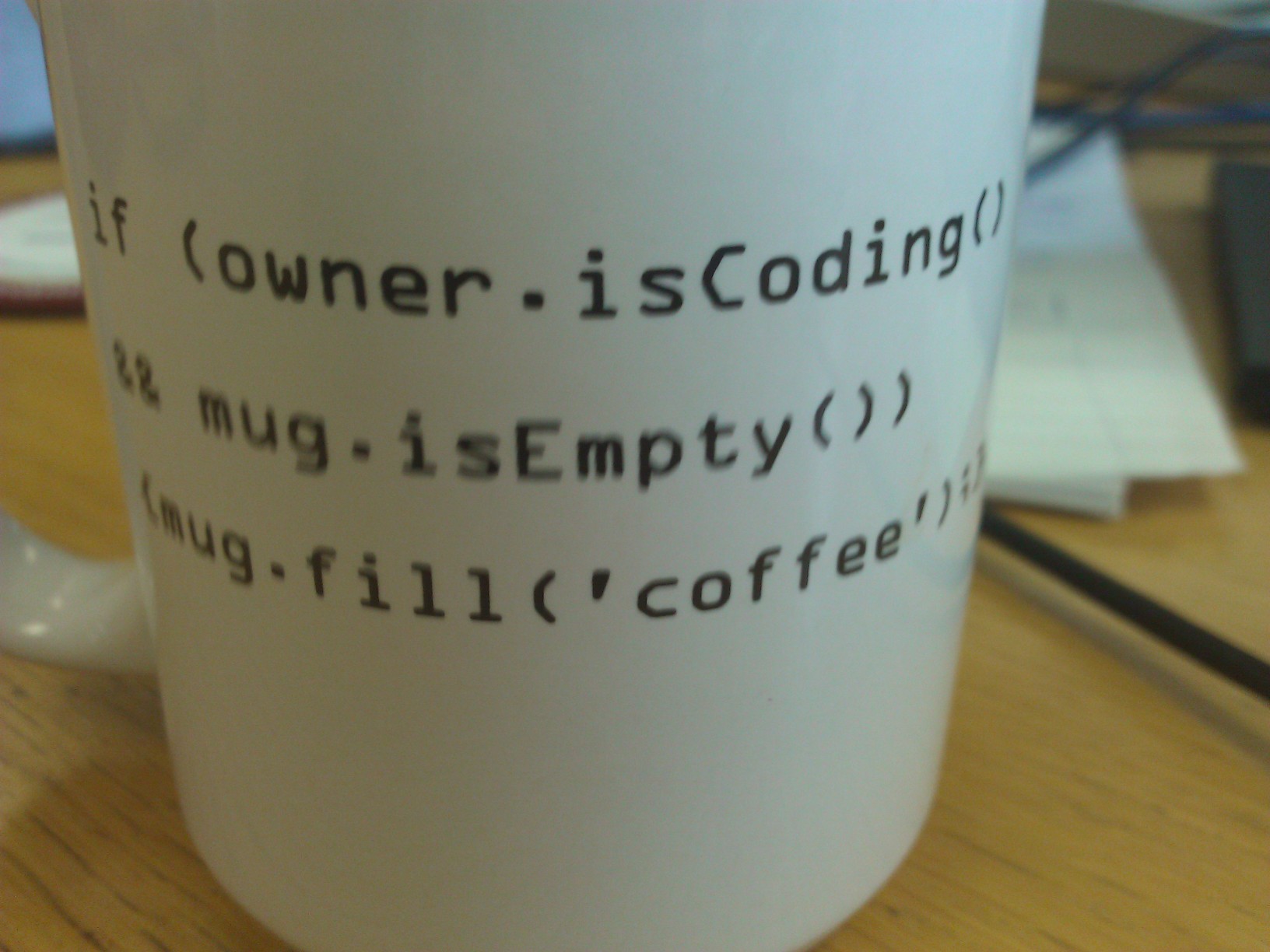 Image is by some SE Meta user Attribution://meta.stackexchange.com/questions/138755/stack-overflow-mug