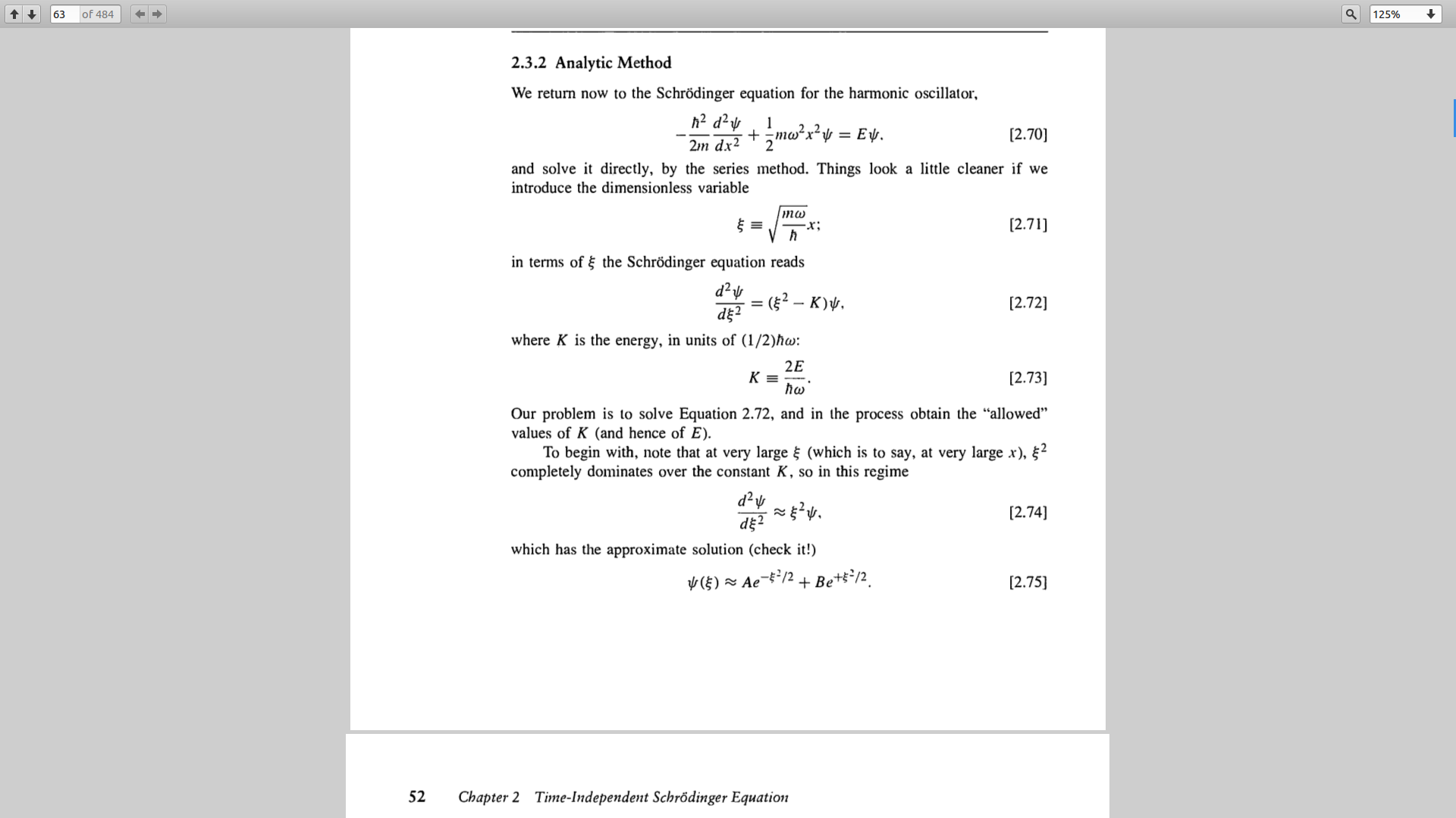 Harmonic Oscillator 1