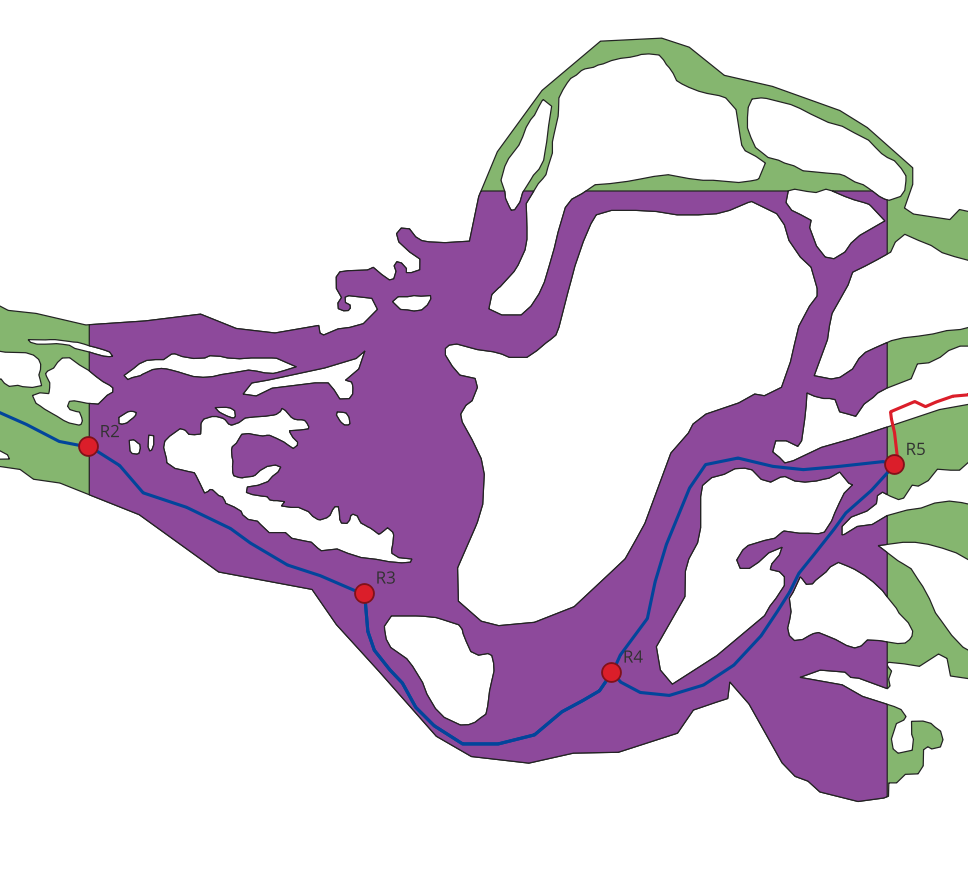 Clipped part of the insane river shape