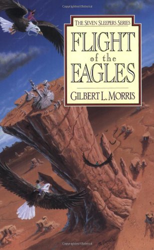 Cover of Book 1 in the Series, rock pillar with flying eagles