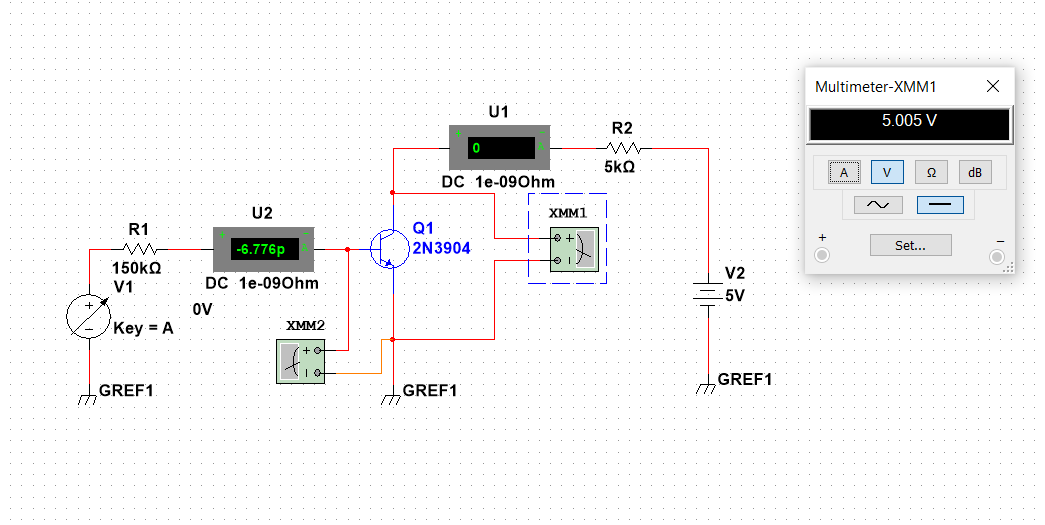 Picture 4: Multimeter reading with ammeter after resistor