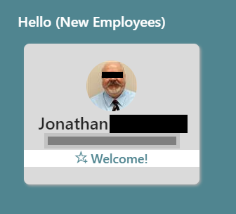 User Card From A SharePoint List