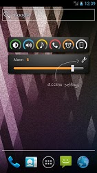 Slider Widget with open Slider