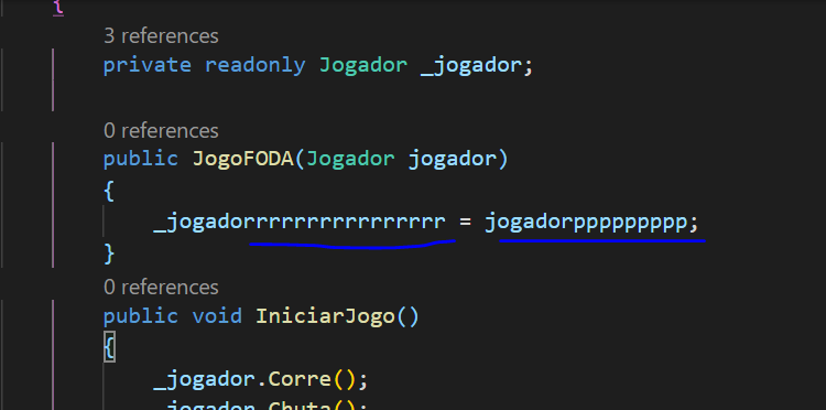 Como nessa imagem, em tempo de desenvolvimento o VSCode não acusa nenhum erro