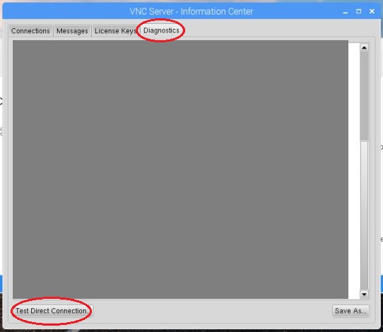 VNC Server diagnostics 2