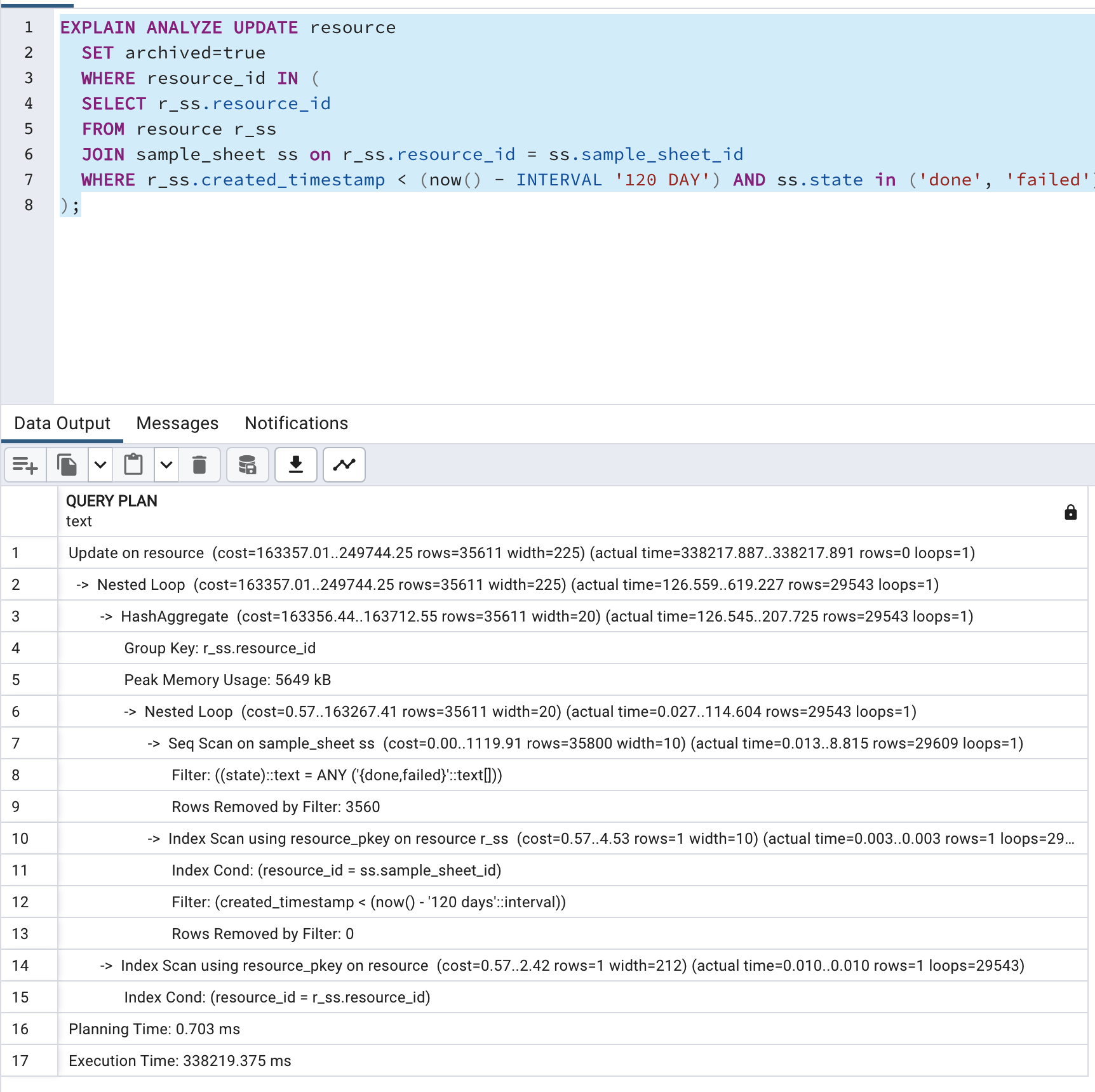 Query Plan