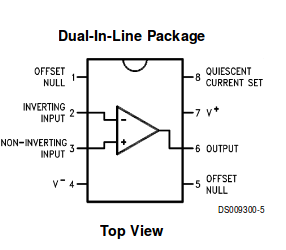 DIP pin-outs