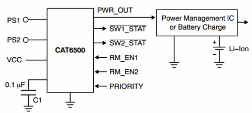 Autonomous power switching IC