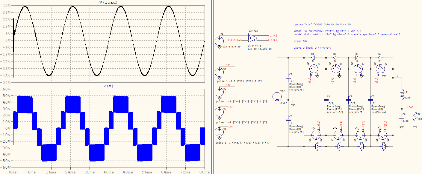 5-level flying capacitor